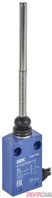 Выключатель концевой C6N-168 пруж. стрерж. с мет. конц. IP67 IEK KKV12-P168-1-67