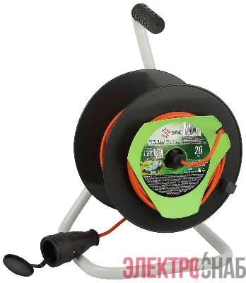 Удлинитель на катушке 1х20м без заземл. RP-1-2x0.75-20m ПВС 2х0.75 Эра Б0059767