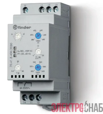 Реле контроля фаз FINDER 704184002030