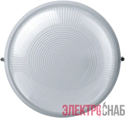 Светильник ЛОН 94 806 NBL-R1-100-E27/WH 1х100Вт E27 IP54 (аналог НПБ 1101 бел. круг 100Вт) Navigator 94806