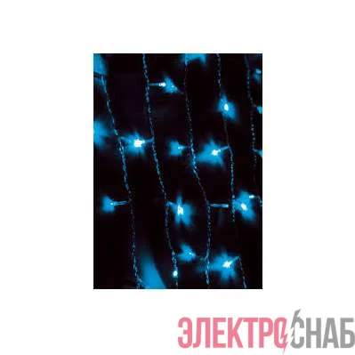Гирлянда занавес уличный 2.5х1.2м 220В IP54 син. Космос KOC_CUR624LED_B