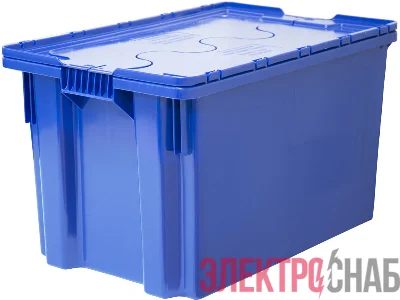 Ящик 600х400х350 мороз. сплошной, Safe PRO  синий с синей крышкой 603-1 SP м 603-1 SP м