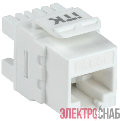 Модуль Keystone Jack кат. 5е UTP 110 IDC 180град. ITK CS1-1C5EU-12