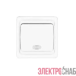 Выключатель 1-кл. СП Валери 10А IP20 с подсветкой бел. UNIVersal В0121
