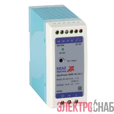 Блок питания OptiPower MDR-40-24-1 КЭАЗ 284540