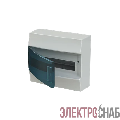Бокс настенный Mistral41 12М прозрачная дверь, +PE+N (12 клемм), 292х257х120мм ABB 1SPE007717F0421