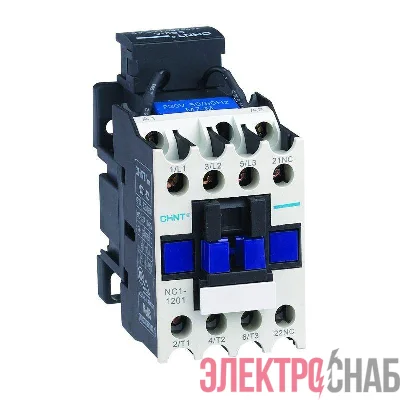 Контактор NC1-1201 12А кат. 24В AC 1НЗ AC-3 (R) CHINT 221134