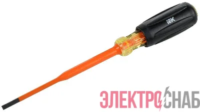 Отвертка диэлектрическая SLIM SL3.5х100 Т3 ARMA2L 5 IEK A2L5-SC31-T3-SL-35-100