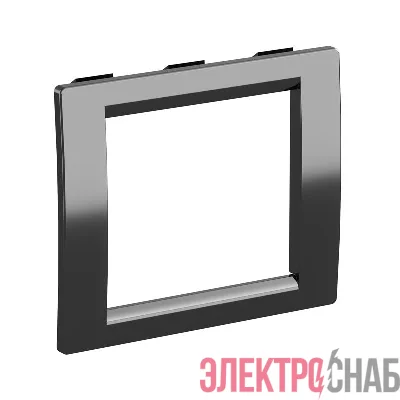 Рамка 2мод. универс. под Brava/VIVA/45х45 черн. DKC F00011B