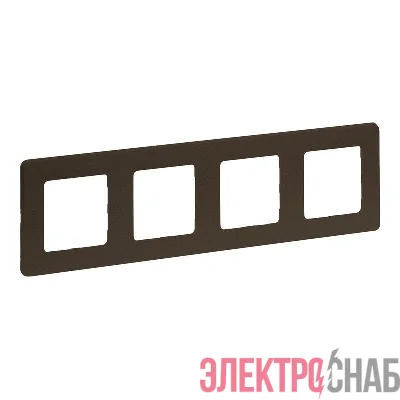 Рамка 4-м СП Inspiria IP20 бронз. IEK 673969