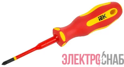 Отвертка диэлектрическая SLIM PZ1х80 Т2 ARMA2L 5 IEK A2L5-SC31-T2-PZ-10-080