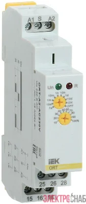 Реле задержки включения ORT 2 контакта 230В AC IEK ORT-A2-AC230V