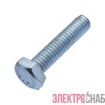 Болт с шестигранной головкой М10х16 DIN 933 класс прочн. 8.8 оцинк. пакет (уп.40шт) СТРОЙМЕТИЗ UTORM969093М1016