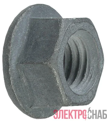 Гайка со стопорным буртом М10 HDZ (уп.100шт) IEK CMZ10-GB-10-HDZ