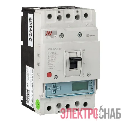 Выключатель автоматический 3п 160А 50кА AV POWER-1/3 ETU6.0 AVERES EKF mccb-13-160-6.0-av