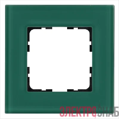 Рамка 1-м G-Glass стекло лазурн. Jasmart G1001GJ