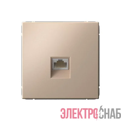 Розетка компьютерная ArtGallery RJ45 кат.5E механизм песочн. SE GAL001283