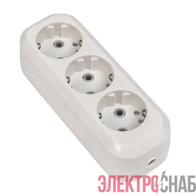 Колодка удлинителя 3-м с заземл. 16А Эксперт 3.5кВт EKF AKB16-3