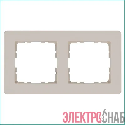 Рамка 2-м G-Flex тауп Jasmart G1102T