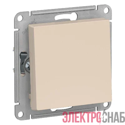 Выключатель 1-кл. СП AtlasDesign 10А IP20 (сх. 1) 10AX с самовозвратом механизм беж. SE ATN000215