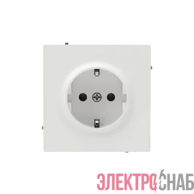Розетка силовая KANT 2P+E без шторки бел. песок DKC 7010033