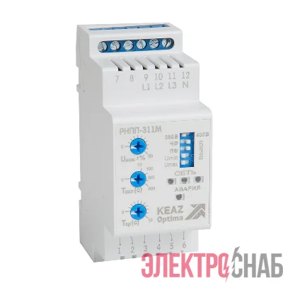 Реле напряжения OptiDin РНПП 311М УХЛ3.1 КЭАЗ 114060