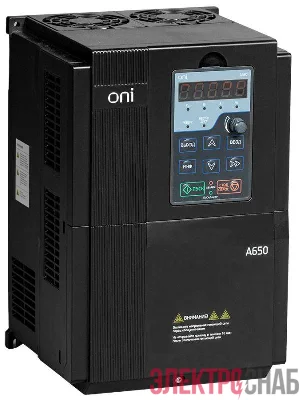 Преобразователь частоты A650 380В 3Ф 15кВт 32А ONI A650-33E15T