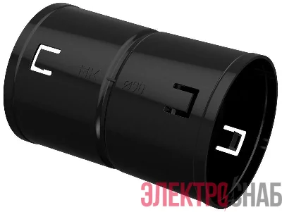 Муфта соединительная для двустенной трубы d90 ELASTA IEK CTA12D-M090-K02-R