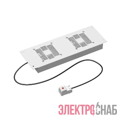 Модуль потолочный вентиляторный 2 вентилятора с термостатом для крыши 600 RAL7035 DKC R5VSIT6002FTG