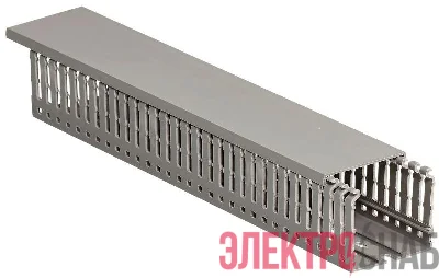 Кабель-канал перфорированный 60х40 L2000 ИМПАКТ серия М (7х11) IEK CKM50-060-040-1-K03