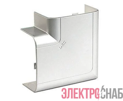 Угол для кабель-канала плоский изменяемый 90х50 с разделит. сер. метал. DKC 09503G