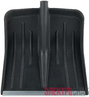 Лопата для уборки снега большая 420х420мм без черенка пластик. 68100