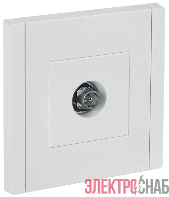 Розетка TV оконечная FORTE&PIANO FP228 бел. IEK FP-A10-O-K01