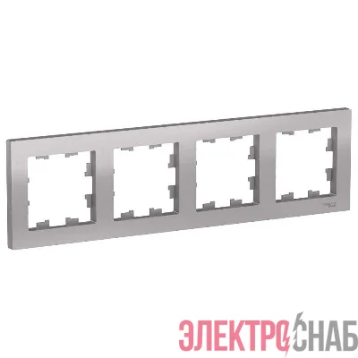 Рамка 4-м AtlasDesign универс. алюм. SE ATN000304