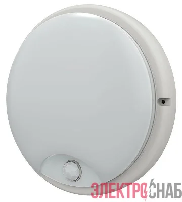 Светильник светодиодный ДПО 4200Д 12Вт IP54 6500К круг бел. ИК ДД IEK LDPO0-4200D-12-6500-K01