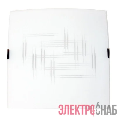 Светильник НПБ 09-60-003 М83 "Элегант" 300х300 матов. бел./клипсы штамп метал. (инд. упак.) Элетех 1005205729