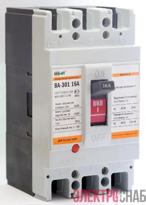 Выключатель автоматический 3п 32А 25кА ВА-301 DEKraft 21003DEK