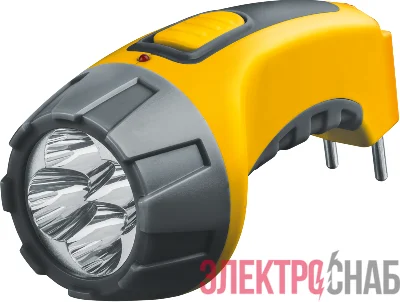 Фонарь аккумуляторный 94 951 NPT-CP03-ACCU 4LED аккум. 4В 500мА.ч прямое ЗУ пластик. NAVIGATOR 94951