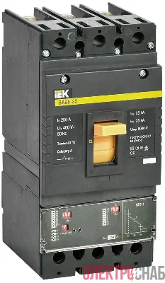 Выключатель автоматический 3п 250А 35кА ВА 88-35 электр. расцеп. MP 211 KARAT IEK SVA31-3-0250