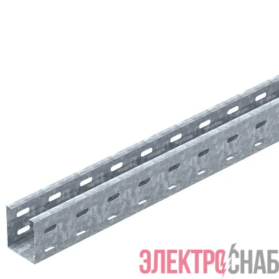 Лоток листовой перфорированный 60х50 L3000 сталь 0.7мм LKS 605 FT RU гор. оцинк OBO 6838048