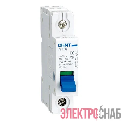 Выключатель нагрузки 1п 63А NH4 (R) CHINT 398038