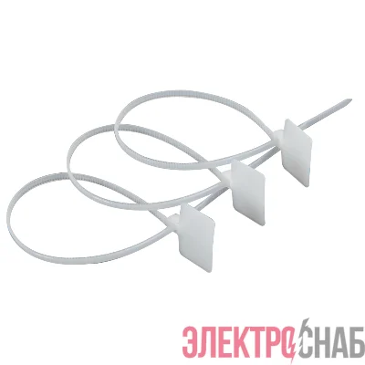 Хомут с площадкой OptiKit CT-M-N-2.5х110 бел. (уп.100шт) КЭАЗ 278330