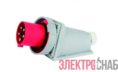 Вилка стационарная 3Р+РЕ+N 16А 380В IP67 ВС-103 DEKraft 26171DEK