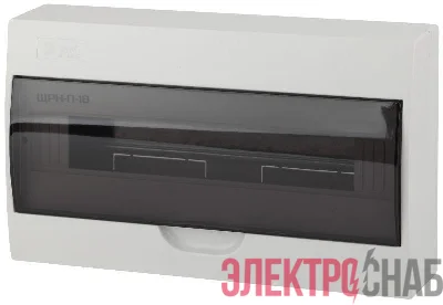 Бокс ЩРН-П-18 мод. навесной пластик IP41 SIMPLE NO-box_simple-plastic_18_surface ЭРА Б0041527