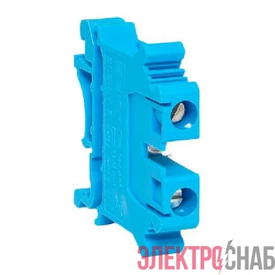 Колодка клеммная винтовая 6 UT син. EKF scr-ut-6-b