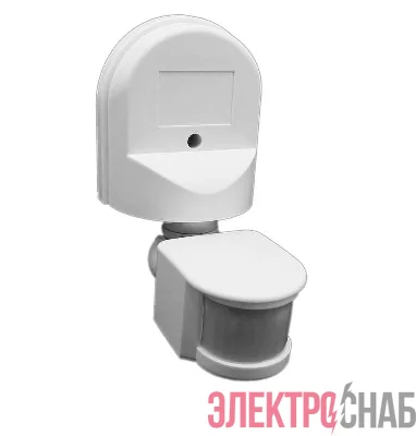 Датчик движения DD-01 настенный 180град. 800Вт 10-420с 5-12м 3-2000Лк IP44 бел. Duwi 25823 0