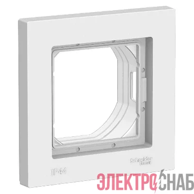 Рамка 1-м AtlasDesign Aqua IP44 бел. SE ATN440101