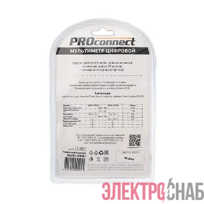 Мультиметр универсальный MAS838L(DT858L) PROCONNECT 13-3022