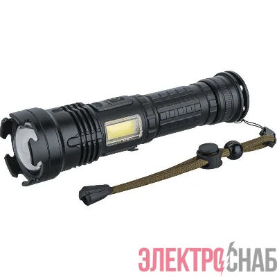 Фонарь аккумуляторный профессиональный 93 875 NPT-P06-ACCU 1P70 20Вт + 1COB 2Вт аккум. li-ion 2А.ч алюм. NAVIGATOR 93875