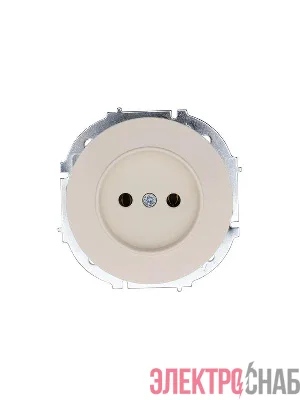 Розетка 1-м СП OSEN без заземл. ПБТ механизм сл. кость LEZARD 743-9088-121B